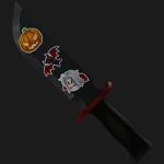 Halloween Stickers Knife 2024