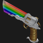 Roblox Mm2 Rainbow Gun & Rainbow Worth 550+ Value Good Godlies 500+ Value 