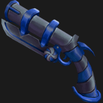 Blue Swirly Gun