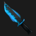 Blue Flaming Knife